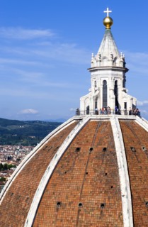 ITALY, Tuscany, Florence, The Dome of the Cathedral of Santa Maria del Fiore the Duomo by