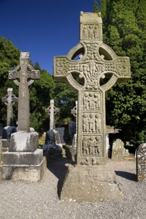 IRELAND, County Louth, Monasterboice Monastic Site, St Muiredachs Cross  Named after a 10th century