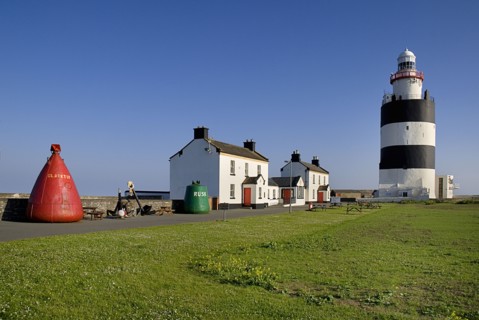 IRELAND, County Wexford, Hook Head Lighthouse, General view of lighthouse and assorted buildings.