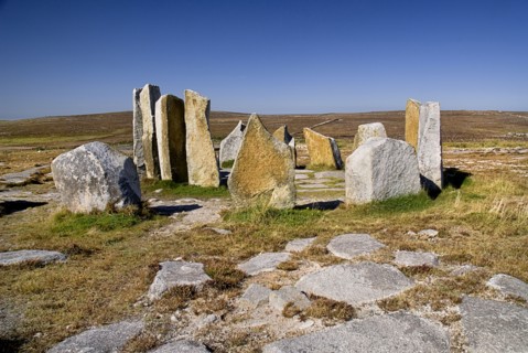 IRELAND, County Mayo, Mullet Peninsula, Sculpture titled Deirbhles Twist on the North Mayo