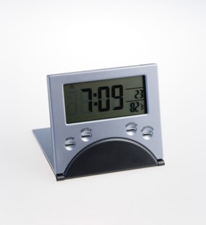 Time, Clocks, Digital, Digital travel alarm clock.