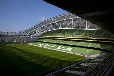 Ireland, County Dublin, Dublin City, Ballsbridge, Lansdowne Road, Aviva 50000 capacity all seater