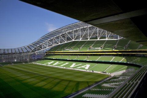 Ireland, County Dublin, Dublin City, Ballsbridge, Lansdowne Road, Aviva 50000 capacity all seater