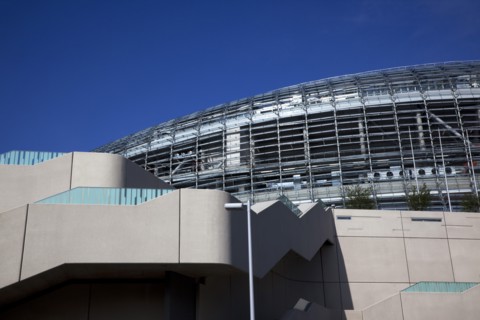 Ireland, County Dublin, Dublin City, Ballsbridge, Lansdowne Road, Aviva 50000 capacity all seater
