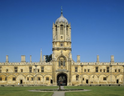 England, Oxfordshire, Oxford, Christ Church College With Tom Tower.