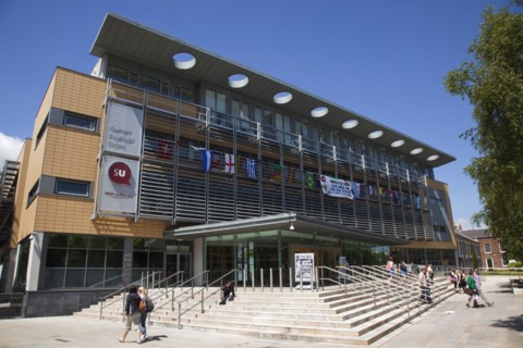 Ireland, North, Belfast, University Road, Exterior of the Queens University Students Union building