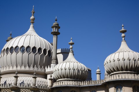 England, East Sussex, Brighton, The Royal Pavilion, 19th century retreat for the then Prince