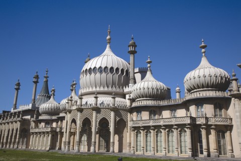 England, East Sussex, Brighton, The Royal Pavilion, 19th century retreat for the then Prince