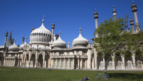 England, East Sussex, Brighton, The Royal Pavilion, 19th century retreat for the then Prince