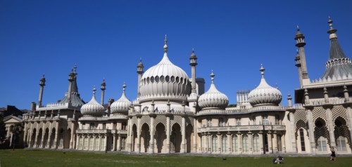 England, East Sussex, Brighton, The Royal Pavilion, 19th century retreat for the then Prince