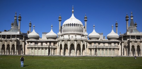 England, East Sussex, Brighton, The Royal Pavilion, 19th century retreat for the then Prince