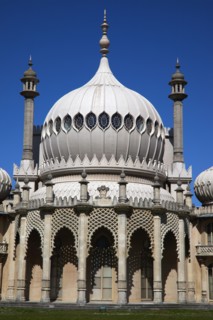 England, East Sussex, Brighton, The Royal Pavilion, 19th century retreat for the then Prince