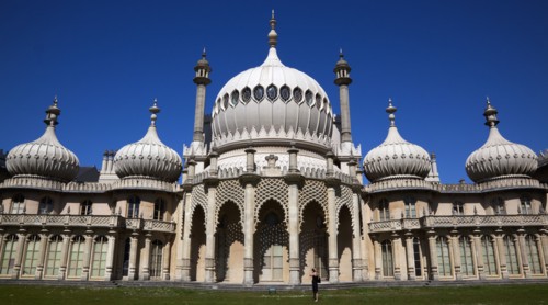 England, East Sussex, Brighton, The Royal Pavilion, 19th century retreat for the then Prince