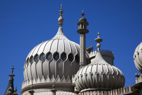 England, East Sussex, Brighton, The Royal Pavilion, 19th century retreat for the then Prince
