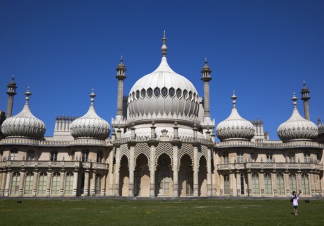 England, East Sussex, Brighton, The Royal Pavilion, 19th century retreat for the then Prince