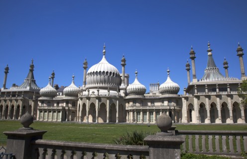 England, East Sussex, Brighton, The Royal Pavilion, 19th century retreat for the then Prince