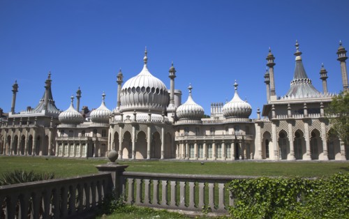 England, East Sussex, Brighton, The Royal Pavilion, 19th century retreat for the then Prince