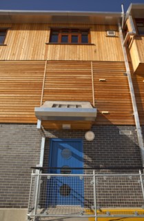 Shoreham-by-Sea, West Sussex, England. Kingston Beach Newly constructed lifeboat house opposite the