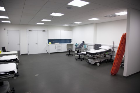 Dublin, County Dublin, Ireland. Ballsbridge Lansdowne Road Aviva Football stadium Medical room and
