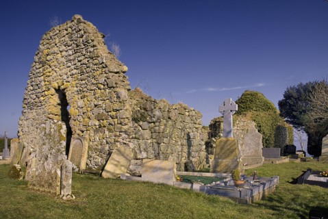 Ardboe, County Tyrone, Ireland. Abbey church ruins. Ireland Irish Eire Erin Europe European Ulster