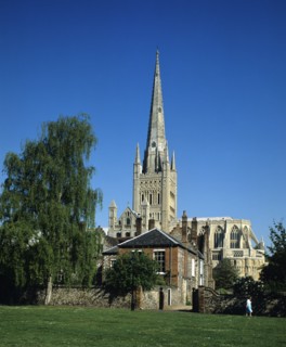 Norwich, Norfolk, England. Cathedral. England English Uk United Kingdom GB Great Britain British