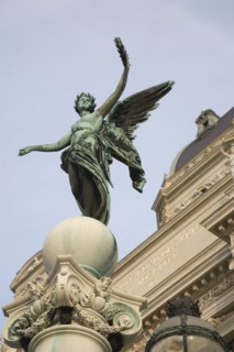 Vienna, Austria. Kunsthistorisches Museum the Museum of Art History. Part view of exterior with