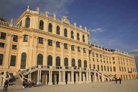 Vienna, Austria. Schonbrunn Palace and formal gardens. Austria Austrian Vienna Wien Viennese