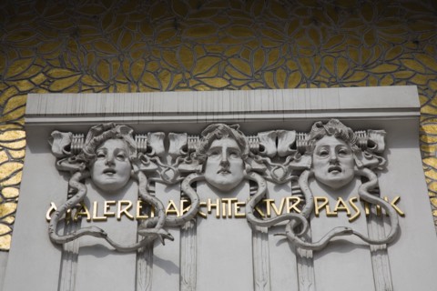 Vienna, Austria. Secession Building designed by the architect Joseph Maria Olbrich in 1897 as the