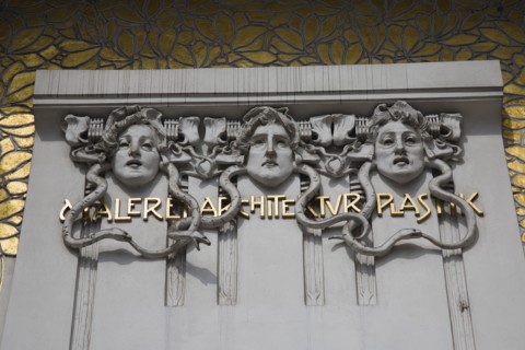 Vienna, Austria. Secession Building designed by the architect Joseph Maria Olbrich in 1897 as the