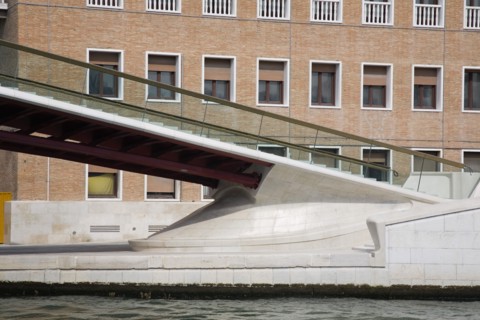 Venice, Veneto, Italy. Ponte di Calatrava Bridge Fourth bridge across the Grand Canal opened in