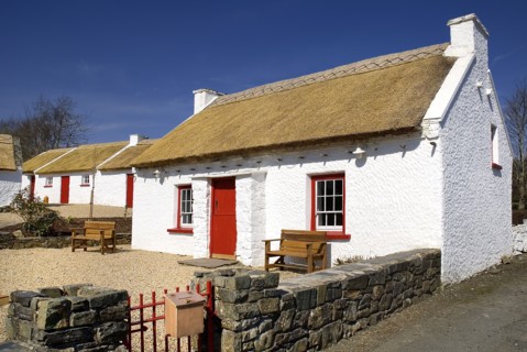 Kilmacrennan, County Donegal, Ireland. Lurgy Vale Cottage. Ireland Irish Eire Erin Europe European