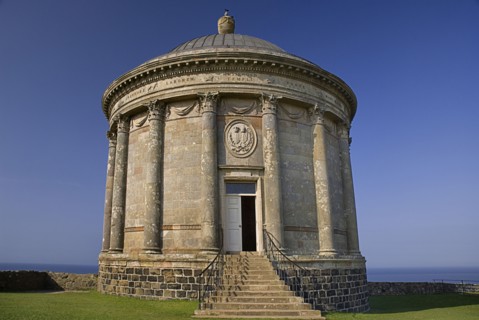 Mussenden Temple, County Derry, Ireland. Built as a library and modelled on the Temple of Vesta in