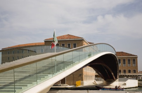 Venice, Veneto, Italy. Ponte di Calatrava Bridge Fourth bridge across the Grand Canal opened in