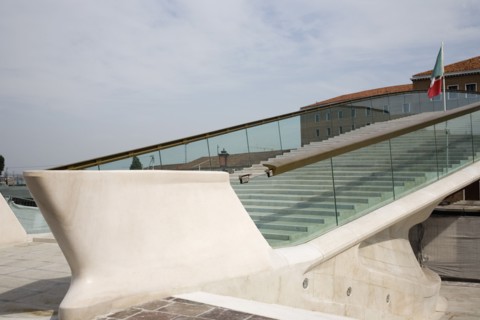 Venice, Veneto, Italy. Ponte di Calatrava Bridge Fourth bridge across the Grand Canal opened in