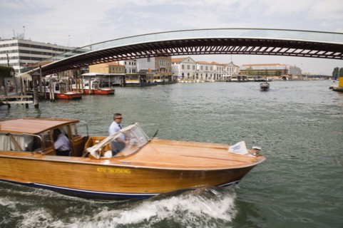 Venice, Veneto, Italy. Ponte di Calatrava Bridge Fourth bridge across the Grand Canal opened in