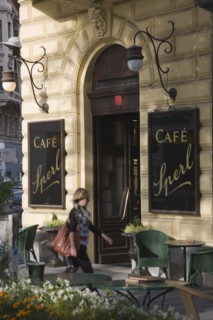 Vienna, Austria. Mariahilf District Cafe Sperl the preferred cafe of Adolf Hitler. Exterior with
