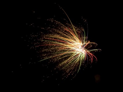 Colourful display of Pyrotechnics. England English UK United Kingdom GB Great Britain British