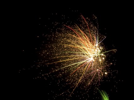 Colourful display of Pyrotechnics. England English UK United Kingdom GB Great Britain British