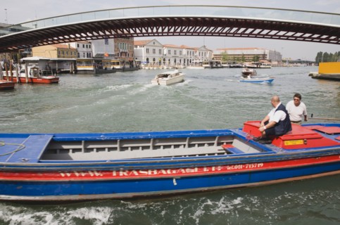 Venice, Veneto, Italy. Ponte di Calatrava Bridge Fourth bridge across the Grand Canal opened in