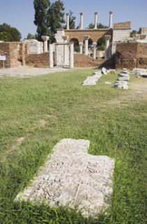 Selcuk, Izmir Province, Turkey. Partially reconstructed wall of the 6th century Basilica of St.