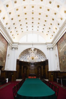 Ireland, County Dublin, Dublin City, The House of Lords chamber in the 18th Century Bank Of Ireland