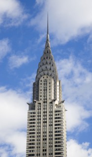 USA, New York, New York City, Manhattan  The Art Deco Chrysler Building on 42nd Street in Midtown.