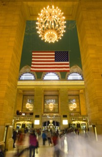 USA, New York, New York City, Manhattan  Grand Central Terminal railway station entrance to the