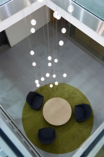 Ireland, County Dublin, Dublin City, Ballsbridge  Lansdowne Road  Aviva Stadium interior stairwell
