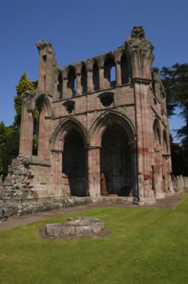 Scotland, Scottish Borders, Dryburg , Dryburg Abbey ruins dating from the 12th century