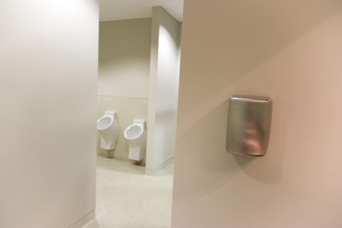 Ireland, County Dublin, Dublin City, Ballsbridge  Lansdowne Road  Aviva Stadium Male washroom with