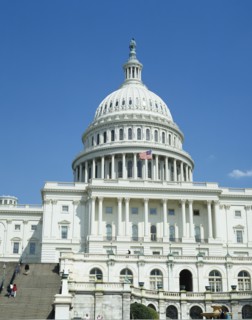 USA, Washington DC, The Capitol building.