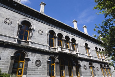 Ireland, County Dublin, Dublin City, Trinity College university Venetian Byzantine inspired Museum