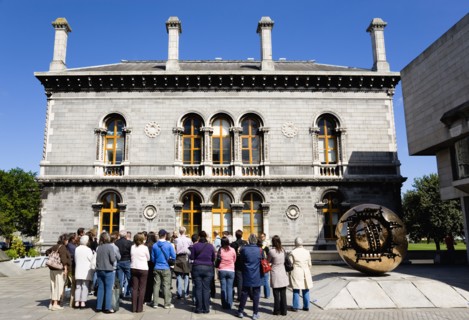 Ireland, County Dublin, Dublin City, Trinity College university Venetian Byzantine inspired Museum