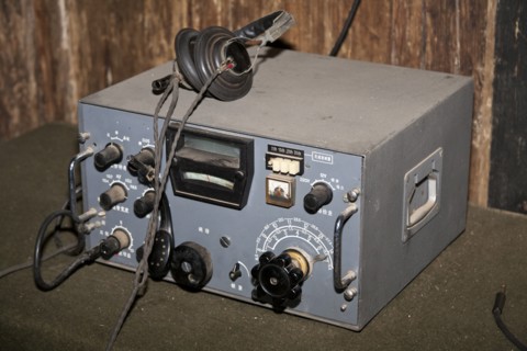 Transmitter exhibit Transportation Museum of China Burma India Theater in World War II. Photo : Mel
